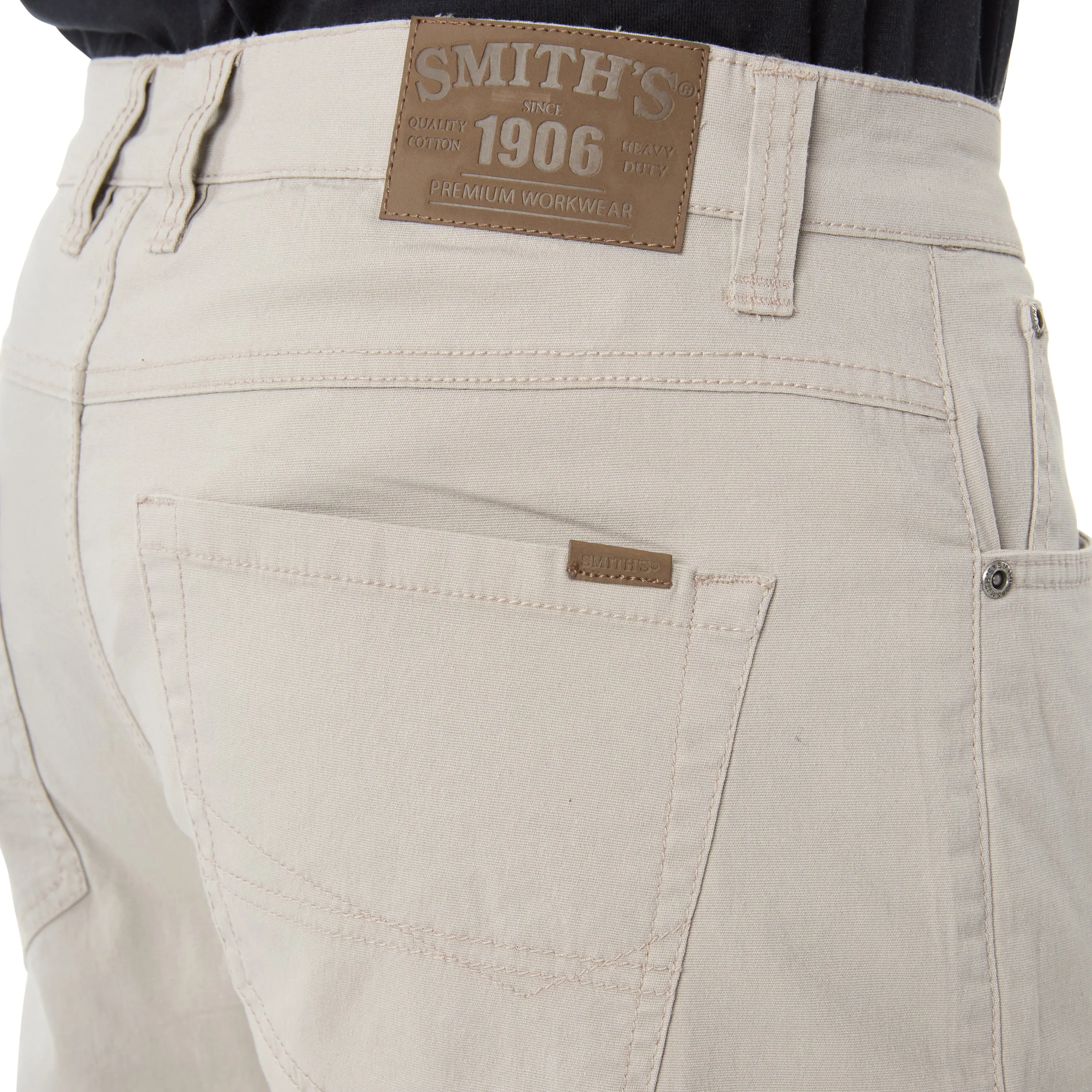 SMITH'S-STRETCH 5-POCKET CANVAS PANT