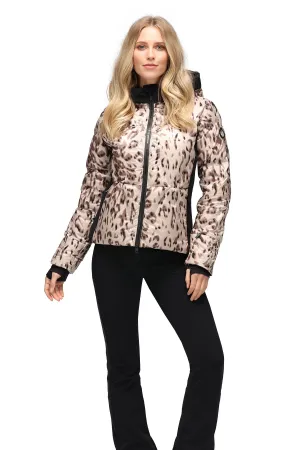 Sportalm Downfilled Animal Print Ski Jacket