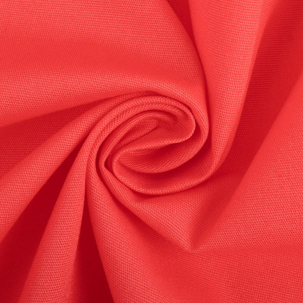 Stretch Poplin - Coral