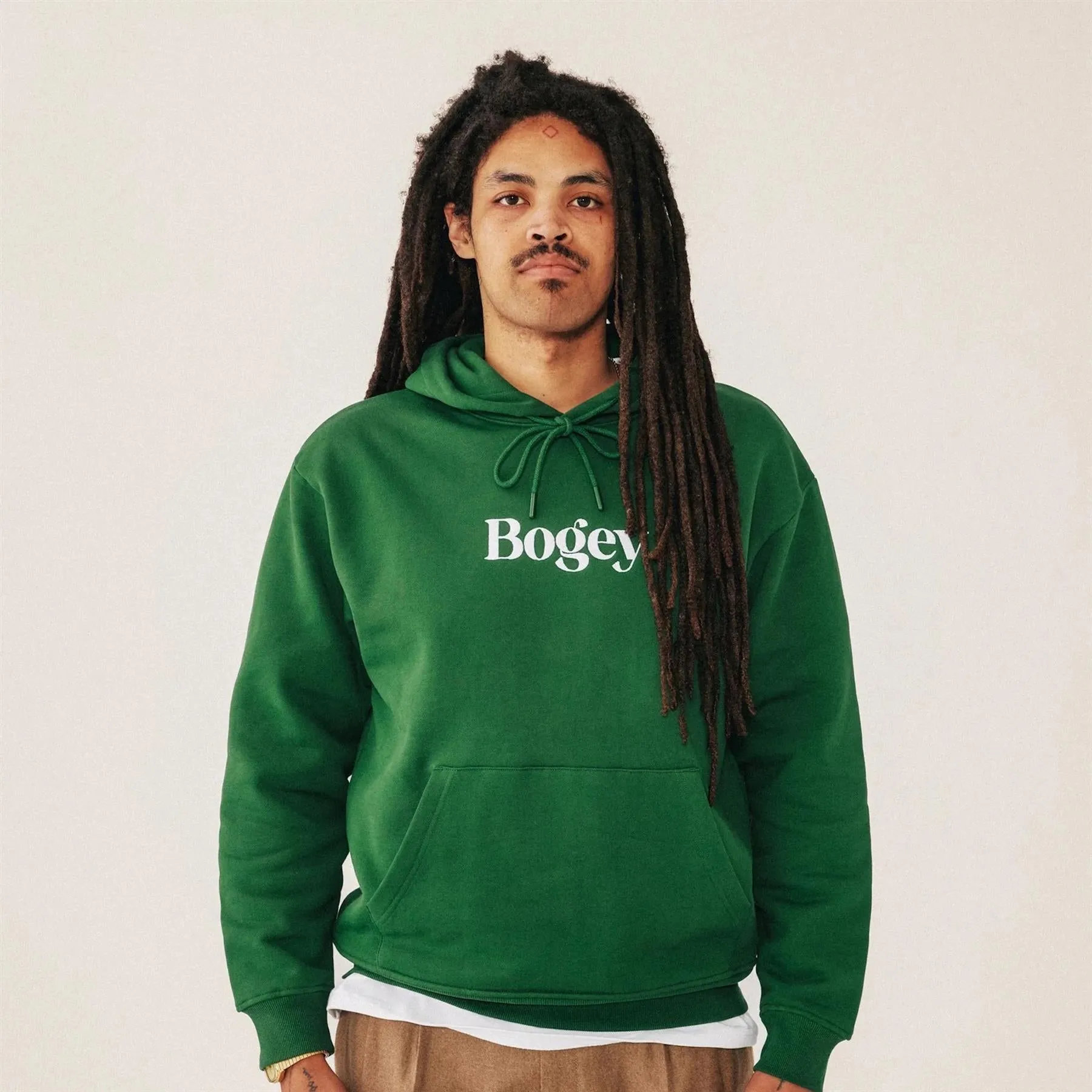 The Bogey Hoodie Pine Green - SU24