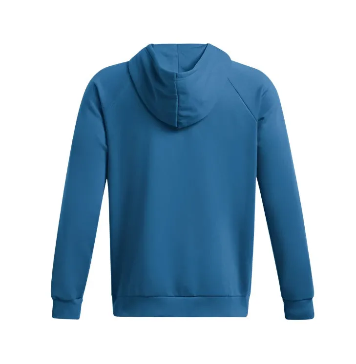 Under Armour Mens Rival Fleece Logo Hoodie Photon Blue