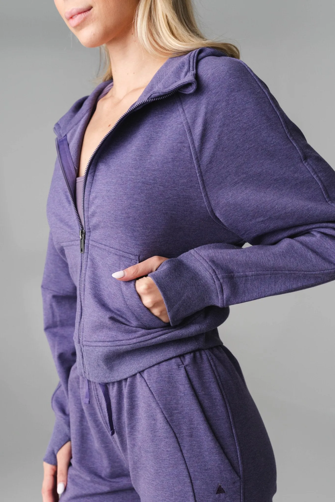 Vitality Studio Zip - Violet Marl