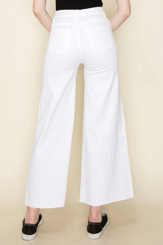 Women Trendy Wide Leg Western Denim Pants