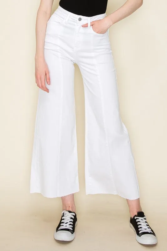 Women Trendy Wide Leg Western Denim Pants