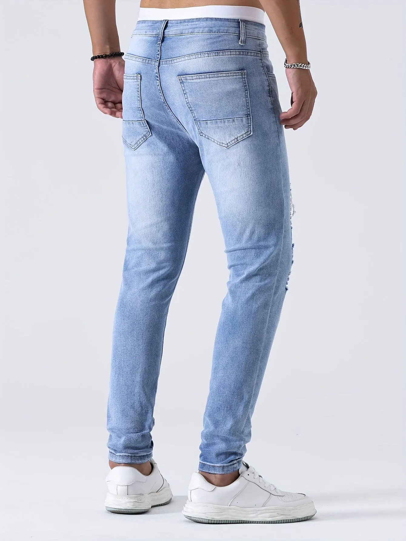 Zyren Jeans | Heren gescheurde jeans